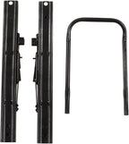 Seat Slide Set,Seat Slider Track,Seat Slide Set Steel Dual Rails Double Locking Adjustable Seat Slider Track for RVs Boats Trucks Seat Adjuster Kit