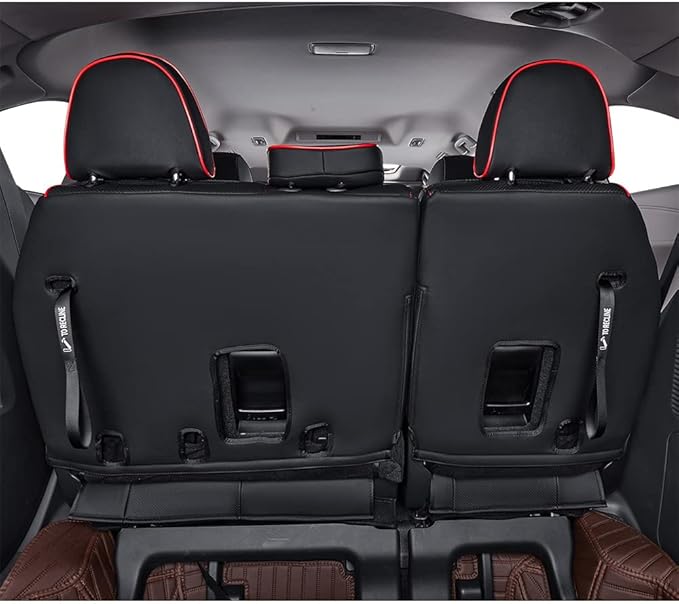 EKR Sienna Seat Covers for 2021-2026 Toyota Sienna LE, XLE,8 Seats,2nd Row 4/2/4 Split,Waterproof Seat Covers Full Set for Tr