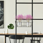 Alipis Wire Basket Organizer Kitchen Storage Shelves Sturdy Wall Hanging Rack 1pc