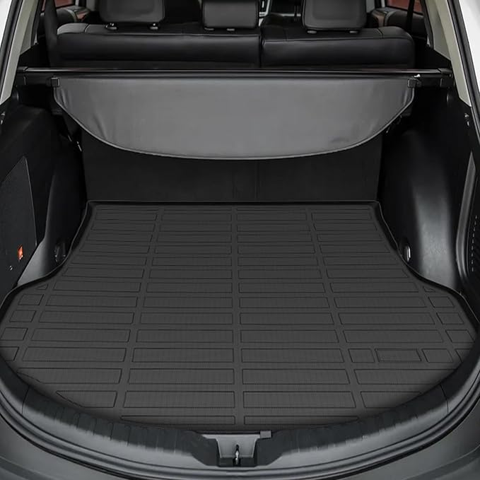 Floor Mats for Toyota RAV4 2013 2014 2015 2016 2017 2018, for RAV4 LE,XLE,XLE Premium,Adventure,TRD Off-Road Floor Mats(NOT for EV,Hybrid,Prime), 1st&2nd Row &Cargo Mat, TPE Non-Slip Car Accessories