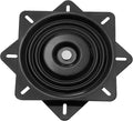 uxcell 2Pcs 10" Bar Stool Swivel Replacement, 360° Rotation Lazy Susan Turntable, Square Semi-Ball Bearing Seat Swivel Base M