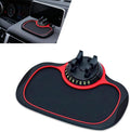Multifunction Car Anti-slip Mat, Storage Pad & Rotatable Phone Holder & Parking Number Plate, Large Organizer Pad for Phone K
