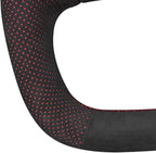 MEWANT Hand Stitched Tesla Model S Yoke Steering Wheel Cover Wrap for Tesla Model S 2021-2023 / Model X 2021-2023 Tesla Yoke Steering Wheel Accessories