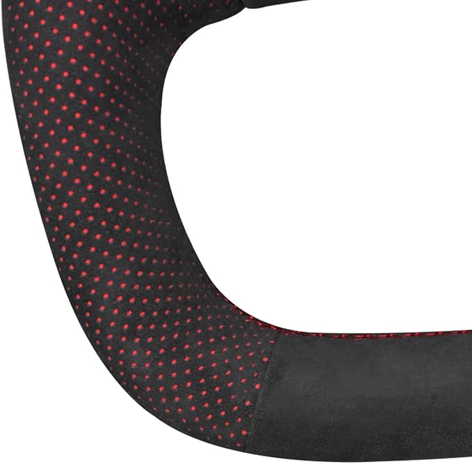 MEWANT Hand Stitched Tesla Model S Yoke Steering Wheel Cover Wrap for Tesla Model S 2021-2023 / Model X 2021-2023 Tesla Yoke Steering Wheel Accessories
