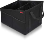 YOOFAN Car Seat Organizer - Passenger Seat Organizer, Collapsible Small Car Seat Storage Organizer for Console Front/Back,