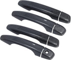 YINGTUU for Honda Accord 10th Gen 2018 2019 2020 2021 2022 Accessories Stickers Door Handle Cover Decals Carbon Fiber Pattern