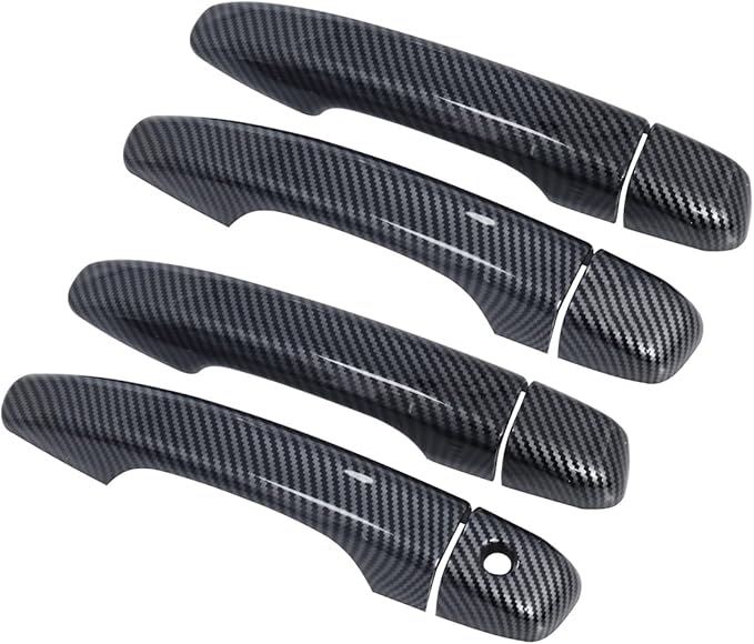 YINGTUU for Honda Accord 10th Gen 2018 2019 2020 2021 2022 Accessories Stickers Door Handle Cover Decals Carbon Fiber Pattern
