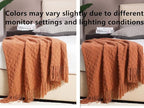 CREVENT Home Farmhouse Decor Rustic Couch Sofa Chair Bed Throw Blanket, Soft Warm Light Weight for Travelling in Spring Summe