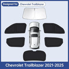Car Window Shades for Chevrolet Trailblazer 2021-2025, Full Car Window Covers for Privacy, Sunshades for Trailblazer Front Rear Windshield Side Windows to Block UV and Protect Privacy(6pcs)