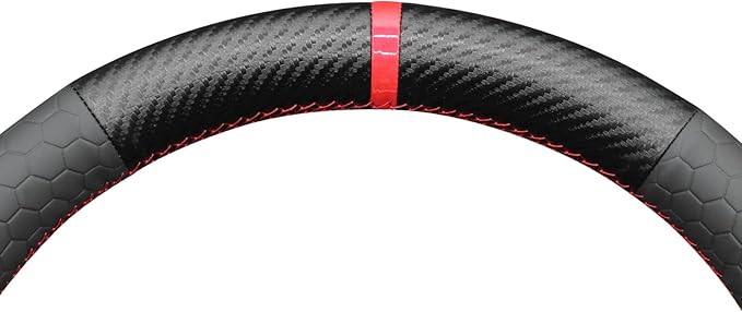 MEWANT DIY Stitching Steering Wheel Cover Wrap for Tesla Model 3 Highland 2023-2025/Model Y 2025 Highland for Tesla Model 3/Model Y Accessories