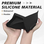 Muslogy Storage Drawer Tray Compatible with 2005-2021 Nissan Frontier Accessories Center Console Organizer Anti-Slip Cubby Silicone Insert Extra Storage Box (Fits Trims with Console Hole Only)