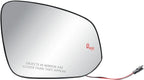 Replacement Passenger Right Side Door Mirror Glass Heated and BLIS with Back Plate for Toyota Tacoma 4 Runner RAV4 2014-2023
