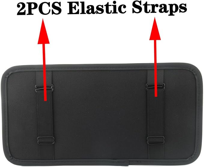 Large Car Visor Organizer Holder for Truck/SUV, Document Storage Pouch Holder with Multi-Pocket Net Zipper for Cards, License, Sunglasses, Pen, Key