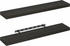 Furinno Tanna Floating Shelves for Wall Set of 2, 9 x 47 Wall Shelf, Wall Mounted Floating Shelf with Invisible Bracket, 2-in