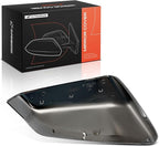 A-Premium Driver Side Rearview Mirror Cover Cap - Compatible with Chevy Chevrolet Equinox & GMC Terrain, 2018 2019 2020 2021 2022 2023 2024 - Chrome
