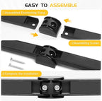 DGSL Magnetic Tool Holder Strip 4 Pack, 12 In Heavy Duty Tool Organizer Magnetic Strip, Tool Magnet Bar For Garage Tool Organ