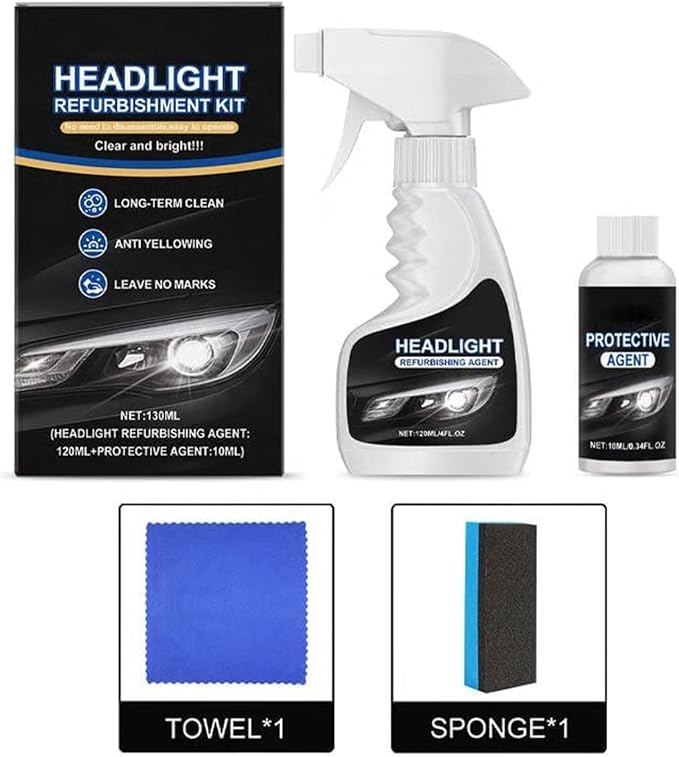 Automotive Headlight Restoration Kit (3 Set)