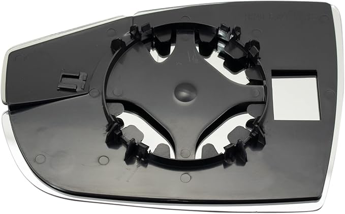 TRQ Passenger Side Mirror Glass Snap On Clear Compatible with 2012-2018 Ford Focus