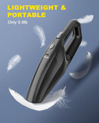 TANYO Handheld Car Vacuum Cordless, Portable Vacuum Cleaner with High Power Suction, Rechargeable Hand Held Vacuum, Mini Hand