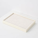 Stackable Jewelry Organizer Tray For Drawers,White Leather Small Earring Storage Tray,Bracelet And Necklace Display Box,Jewel