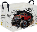 Rectangular Monster Truck Basket,Racing Car Storage Baskets,Cute Basket for kids with Handles,Kid Room Decor Gift,Car Room De