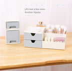 Cosmetics Organizer Dresser Cosmetic Storage Box Plastic Office Dresser Drawer Lipstick Type Skin Care Products Make Up Organ