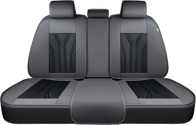 FLORICH Rear Seat Covers Leather Car Seat Covers Waterproof Back Seat Cover Automotive Seat Covers Universal Seat Cushion Pro