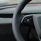 MEWANT DIY Stitching Steering Wheel Cover Wrap for Tesla Model 3 Highland 2023-2025/Model Y 2025 Highland for Tesla Model 3/Model Y Accessories