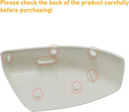 Moonlinks Compatible with Nissan Sentra 2013 2014 2015 2016 2017 2018 2019 Left Side Mirror Cover Replacement, White Primer Left Driver Side Door Rearview Mirror Cap Trim