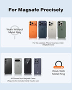APPS2Car Magnetic Car Phone Holder, Compatible with MagSafe, Magnetic Phone Mount for iPhone 17 16 15 14 13 Series, Universal Magnet Phone Holder for Car