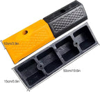 Parking Stopper for Garage, Rubber Parking Space Limiter and Locator, Car Reverse Stopper, Garage Parking Aid and Accessories