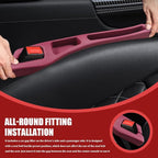 2PCS No Drop Seat Guard, Car Seat Gap Filler, Multi-Function Car Side Gap Filler for Prevent Items Falling, Universal Auto Blocker Between Seats Auto Organizer Accessories for Most Cars