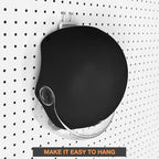 G.CORE 24-Pack Pegboard Hooks, 2" 4" Peg Board Tool Utility Hangers Fit 1/4" Pegboards, Heavy Duty Metal Shelving Brackets, W