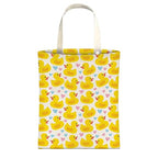 Cute Car Trash Can, Hanging Canvas Car Back Seat Organizer and Storage Bag, Funny Car Trash Bag For Travelling, Outdoor Cute Yellow Duck