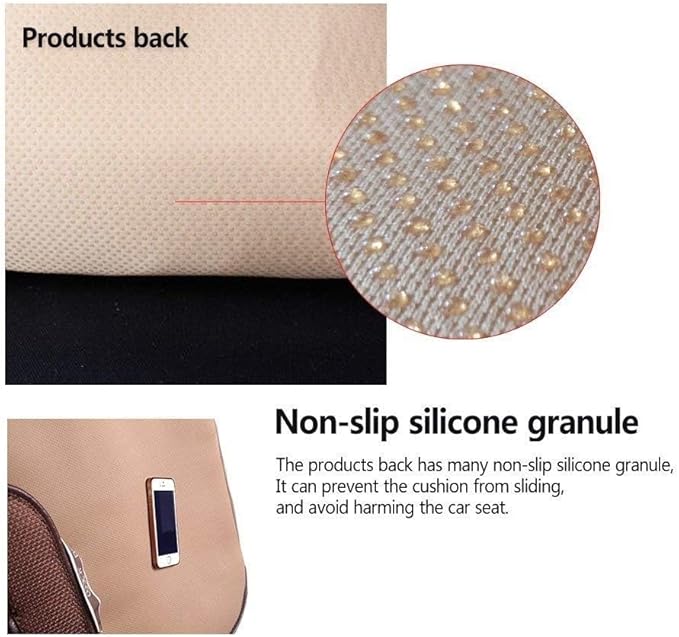 Suninbox Linen Seat Cover for Car,2 Pack Bottom Seat Covers for Trucks, Car Seat Cushion,Pads,Mat,Protector Universal Fit Mos