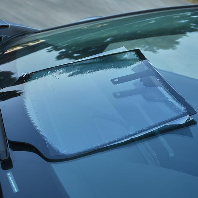 2Mil Car Window Tint Film for Cars, 83.4% VLT Light Blue Front Windshield Solar Protection Film, Heat & UV Block Sun Shade Tint, Auto Home Privacy Glass Tinting Color Change Vinyl (30" in x 10'Ft)