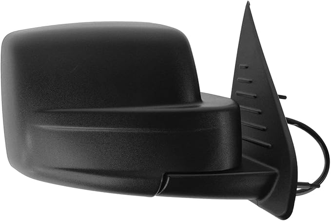 TRQ 2 Piece Driver and Passenger Side Mirror Assembly Set Electric Adjustment Heated Memory Textured Compatible with 2008-201