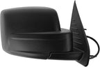 TRQ 2 Piece Driver and Passenger Side Mirror Assembly Set Electric Adjustment Heated Memory Textured Compatible with 2008-201