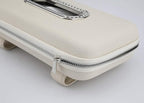 Car Tissue Holder, Sun Visor Napkin Holder, Car Visor Tissue Holder, Luxury PU Leather Backseat Tissue Case Holder (Beige)