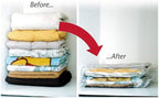 6 Pack Combo Extra Large and Jumbo Double Seal Waterproof Vacuum Storage Bags x3 (52"x39"in) and x3 (52"x47"in) Bags - Airtig