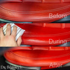 Dr. Beasley's Leather Cream 8 oz - Elite Leather Care Solution, Protects & Rejuvenates Leather Auto Interior, UV Inhibitors, 