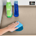 GORILLA GRIP Waterproof Silicone Under Sink Mat with Raised Lip for Kitchen and Bathroom, 46 x 22 in, Cabinet Shelf Liner Sta