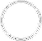 MECCANIXITY Aluminum Lazy Susan 16 Inch Turntable Ring Large Bearing Metal Rotating Turntable Bearings Swivel Plate Hardware 