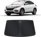 TINGLU Sun Shade for Honda HRV HR-V 2016-2022 Accessories Windshield Sun Shade Window Shade UV Rays Protection Sun Visor Cover with Steering Wheel Sunshade Storage Bag