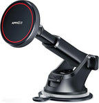 APPS2Car for MagSafe Car Mount, Dashboard & Windshield Suction Cup Holder with Telescopic Arm, Magnetic Phone Holder for Your Car, Designed for iPhone MagSafe Case