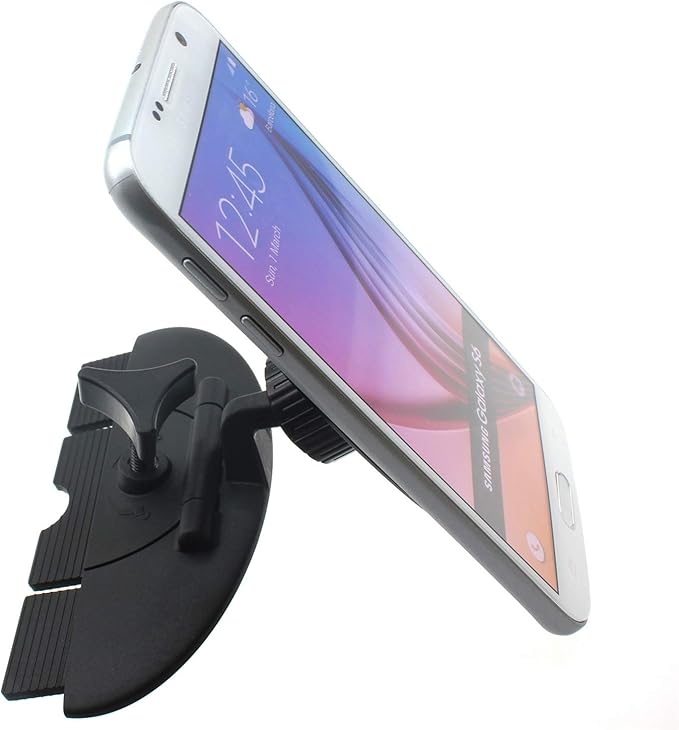 CD Slot Car Mount Compatible with iPhone 15/Pro/Max/Plus - Magnetic Holder Swivel Dock Strong Grip CD Player Slot for iPhone 15/Pro/Max/Plus
