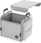 LIBZAKI Car Trunk Storage Organizer, Collapsible Trunk Storage Box for Car Truck SUV-Gray