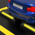 Heavy Duty Parking Stopper for Garage, Garage Parking Aid, Garage Parking Stops, Strong Reflective Strips, Rubber Material, for car park