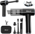 aokway Car Vacuum Portable Cordless 15000PA Powerful Suction, 7500mAh, 4-in-1, High Power Mini Vacuum Cleaner for Car, Home, 
