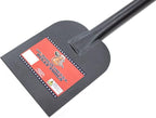 Bully Tools Heavy Duty Ice Scraper - 11-Gauge All Steel Sidewalk Chopper with Extra Long Handle for Thick Snow Removal - Floor Scraper Tool, Flat Head for Snow Clearing - 100% Made in the USA, 58-Inch